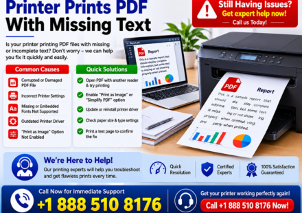 Printer Prints PDF With Missing Text